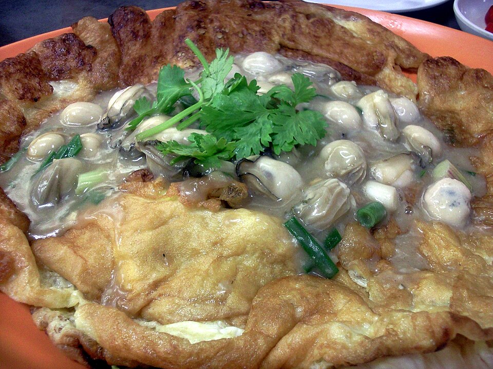 传统海蛎煎实拍