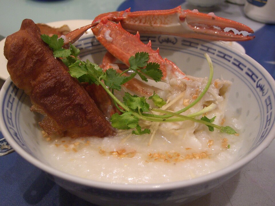 海鲜砂锅粥实拍
