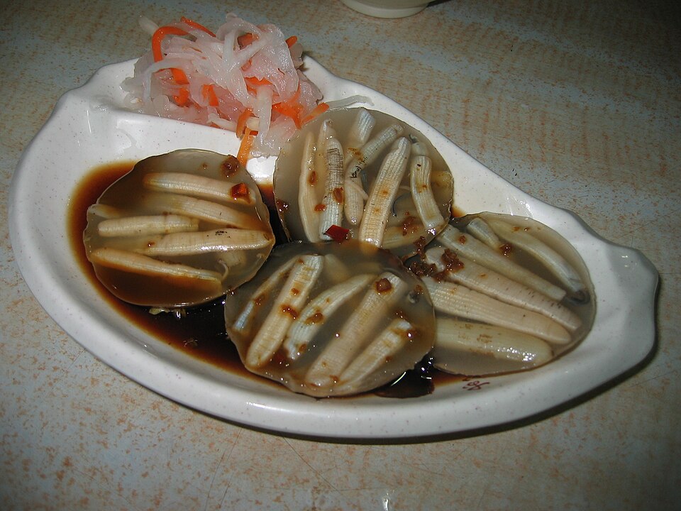 安海土笋冻实拍